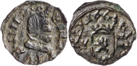 1663. Felipe IV. M (Madrid). Y. 2 maravedís. (AC. 148) (J.S. M-173). Algo descentrada. Escasa. 0,41 g. MBC.
