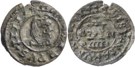 1663. Felipe IV. Granada. N. 4 maravedís. (AC. 225) (J.S. M-262). Escasa. 0,86 g. MBC-.