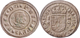 1661. Felipe IV. Segovia. S. 16 maravedís. (AC. 393) (J.S. M-539). Atractiva. MBC+.