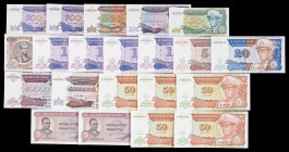 Zaire. Lote de 21 billetes, algunos correlativos. A examinar. S/C-/S/C.