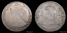 Santiago. Carlos III. 2 Reales 1779 DA. KM30