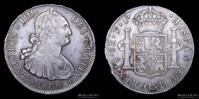 Santiago. Carlos IV. 8 Reales 1806 FJ. KM51