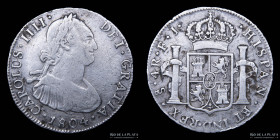Santiago. Carlos IV. 4 Reales 1804 FJ. KM60