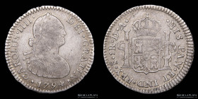 Santiago. Carlos IV. 1 Real 1794 DA. KM58