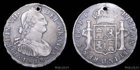 Santiago. Fernando VII. 4 Reales 1813 FJ. KM60