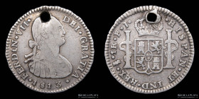Santiago. Fernando VII. 1 Real 1813 FJ. KM65
