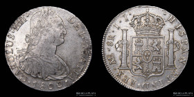 Lima. Carlos IV. 8 Reales 1800 IJ. KM97