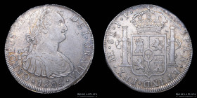 Lima. Carlos IV. 8 Reales 1805 JP. KM97