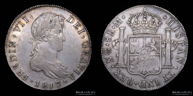 Guatemala. Fernando VII. 8 Reales 1817 NG. KM69