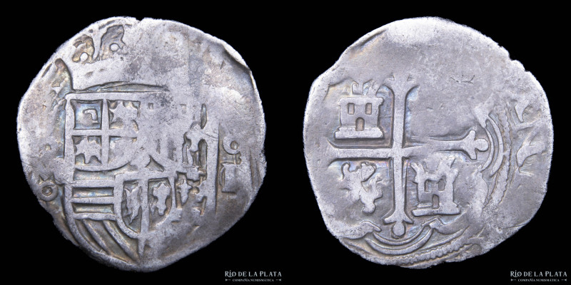 México. Felipe II (1574-1598) 1 Real 1556-1598 O. Macuquina. AG.930; 22mm; 3.03g...