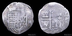 Mexico. Felipe II. 1 Real 1556-1598 O. Macuquina