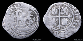 Mexico. Felipe II. 1/2 Real 1556-1598 O. Macuquina