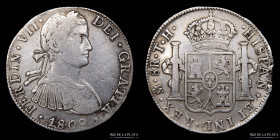 Mexico. Fernando VII. 8 Reales 1809 TH. KM110