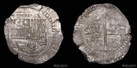 Potosi. Felipe IV. 4 Reales 1623-29 P. Macuquina. CJ 14