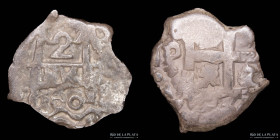 Potosi. Carlos III. 2 Reales 1760 VY. Macuquina. CJ 55.1.2