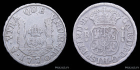 Potosi. Carlos III. 1 Real 1770 JR Columnaria. CJ 61.4.2