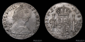 Potosi. Carlos III. 8 Reales 1782 PR. CJ 63.11.2