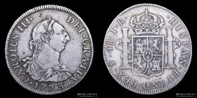 Potosi. Carlos III. 4 Reales 1773 JR. Chopmarks. CJ 64.1.1