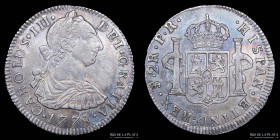 Potosi. Carlos III. 2 Reales 1778 PR. CJ 65.7.2