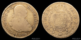 Potosi. Carlos IV. 1 Escudo 1802 PP. CJ 75.12