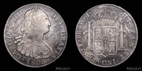 Potosi. Carlos IV. 8 Reales 1803 PJ. CJ 76.15