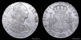 Potosi. Carlos IV. 8 Reales 1808 PJ. CJ 76.20
