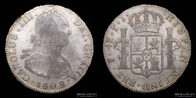 Potosi. Carlos IV. 4 Reales 1808/9 PJ. CJ 77.21.2