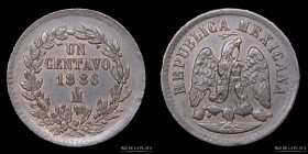 Mexico. 1 Centavo 1886 Mo. KM391.6