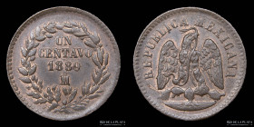 Mexico. 1 Centavo 1889 Mo. KM391.6