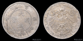 Kiau Chau. (China) Dominio aleman. 5 Cents 1909. KM1