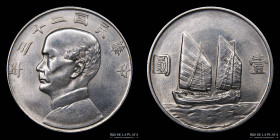 China (Republica) 1 Yuan 1934. KMY345