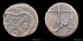 India Britanica. Bombay. 1/2 Pice 1802-29. KM197