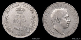 Somalia italiana. 1 Rupia 1910. KM6