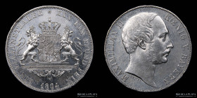 Alemania. Baviera. Maximilian II. 1 Vereinsthaler 1864. KM852