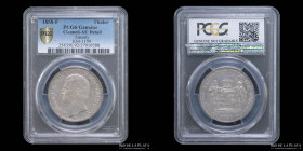 Alemania. Sajonia. 1 Thaler 1858 F. KM1199