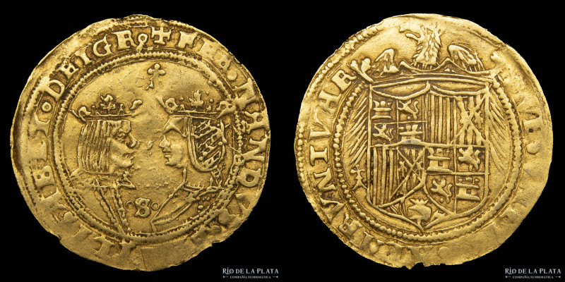 España. Reyes Católicos. Fernando e Isabel (1474-1504) Doble Excelente - Ducados...