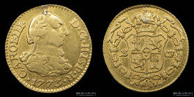 España. Carlos III. 1/2 Escudo 1773. KM415