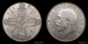 Gran Bretaña. George V. 1 Florin 1922. KM817a