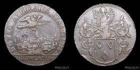 Paises Bajos Meridionales. Bruselas. Jeton 1686