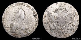 Rusia. Catalina II. 1 Rublo 1768. C 67a.1