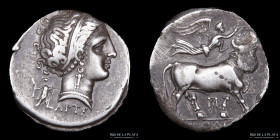 Neapolis. Campania (325-241BC) AR Didrachm