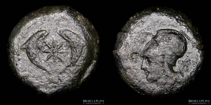 Syracuse. Sicily. Time of Dionysios I (405-367BC) Drachm. Bronze; 30.0mm; 30.62g...