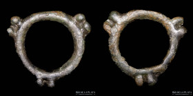 Celtic Tribes. AE Knobbed Ring. (300-200BC)