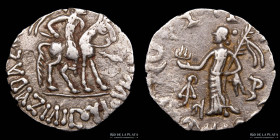 Indo Scythians. Azilises (57-35BC) AR Drachm