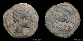 Hispania. Oilaunikos. North of Ebro river. AE Unit. 150-20BC