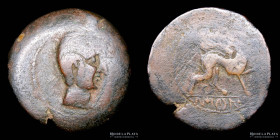 Hispania. Castulo (Jaen) AE  Double unit. II Cent BC