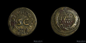 Augustus (27BC-14AD) AE Dupondius. RIC 381