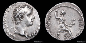 Tiberius 14-37AD, AR Denarius. Tribute Penny. RIC 30