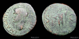 Agrippa under Gaius (Caligula) 37-41AD, AE As. RIC 58