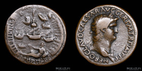 Nero (54-68AD) AE Cast Sestertius. RIC 178